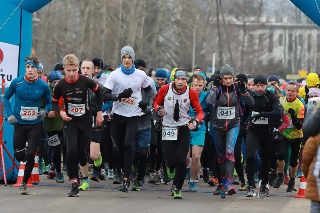 PÓŁMARATON MYSZKOWSKI BIEG NA 11KM MARSZ NORDIC WALKING