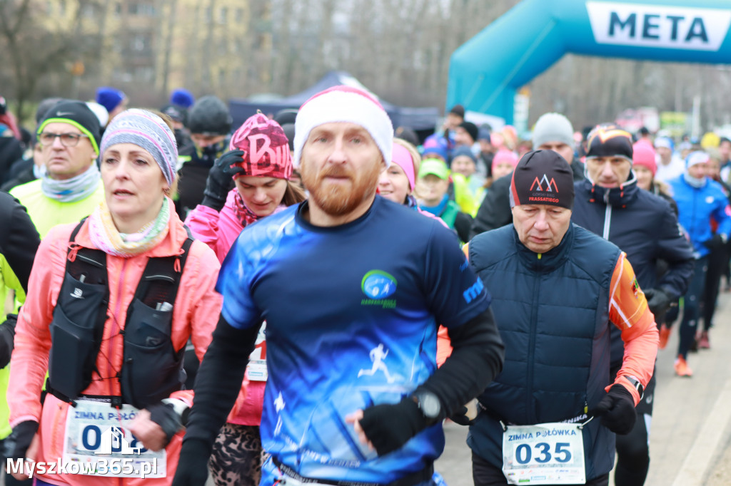 PÓŁMARATON MYSZKOWSKI BIEG NA 11KM MARSZ NORDIC WALKING