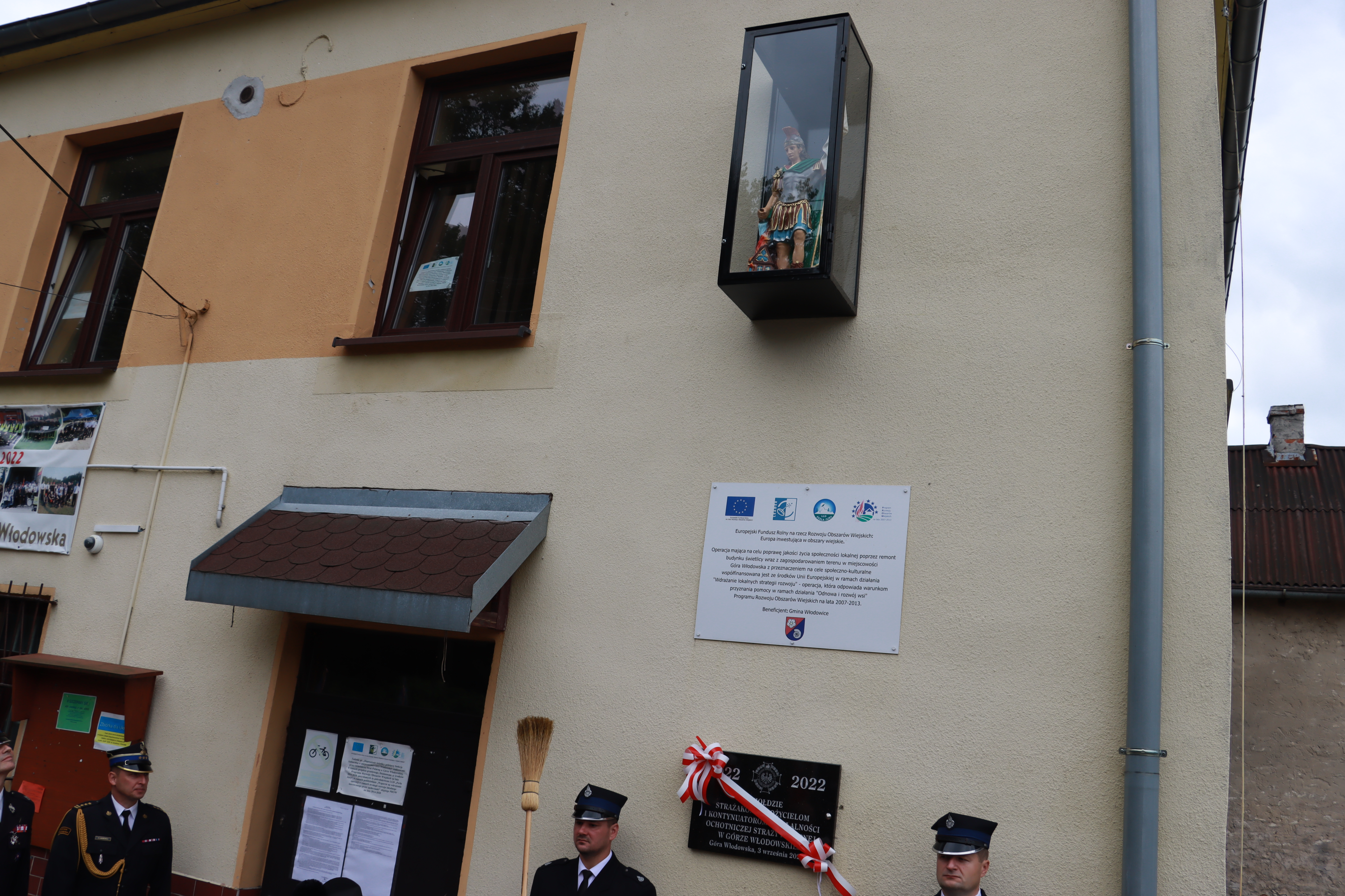Poświęcenie Tablicy - 100-lecie OSP Góra Włodowska