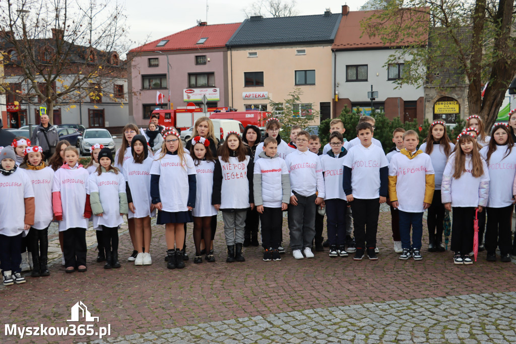 Fotorelacja Koziegłowy: Uroczystość 105. Rocznicy Odzyskania przez Polskę Niepodległości.