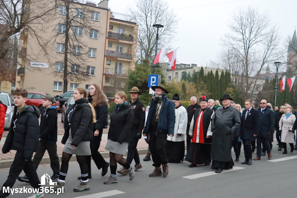 Fotorelacja: Obchody 106. Rocznicy Odzyskania Niepodległości w Myszkowie