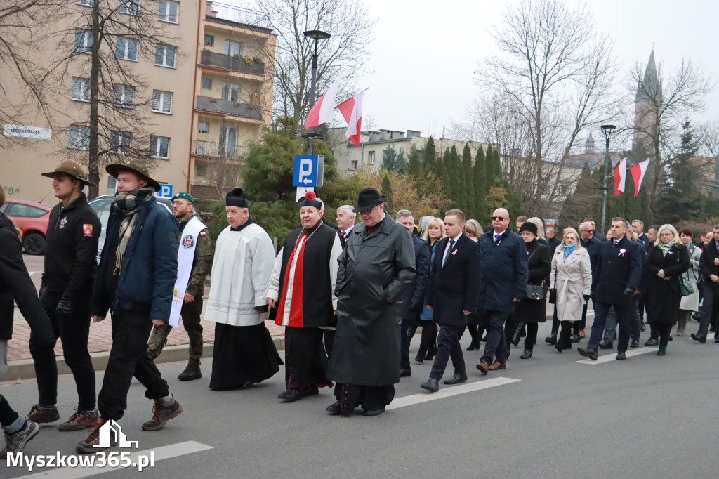 Fotorelacja: Obchody 106. Rocznicy Odzyskania Niepodległości w Myszkowie