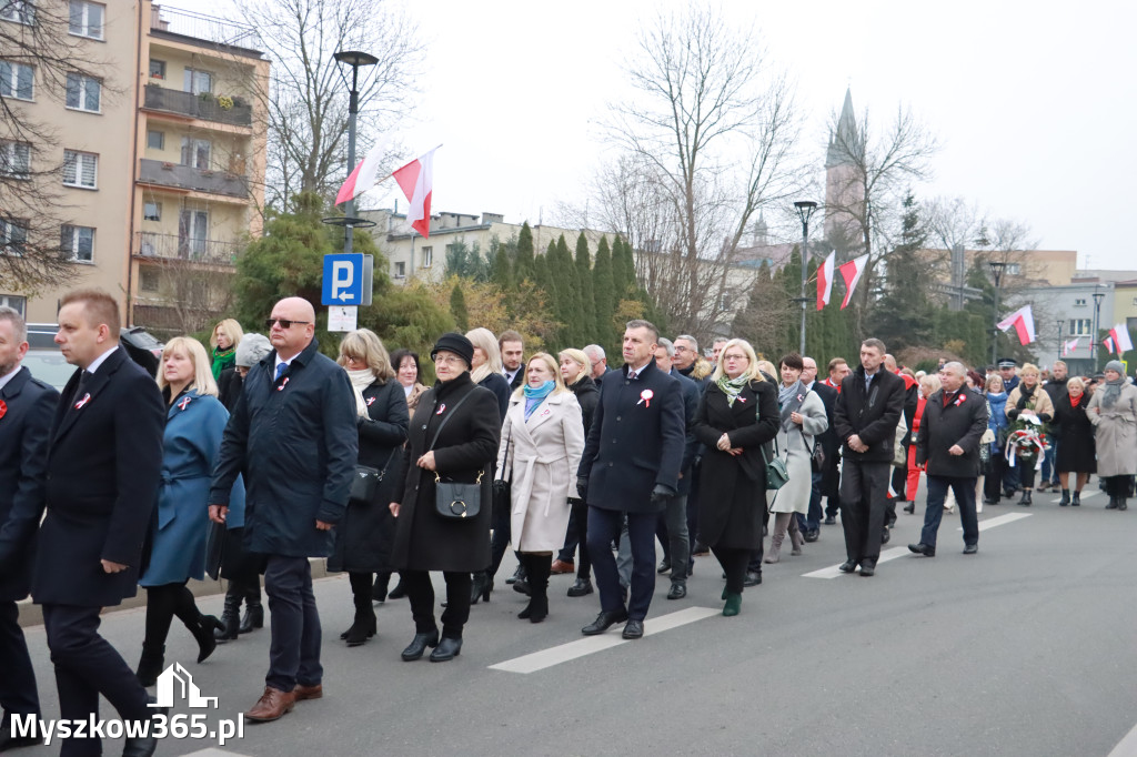 Fotorelacja: Obchody 106. Rocznicy Odzyskania Niepodległości w Myszkowie