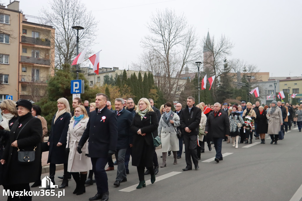 Fotorelacja: Obchody 106. Rocznicy Odzyskania Niepodległości w Myszkowie