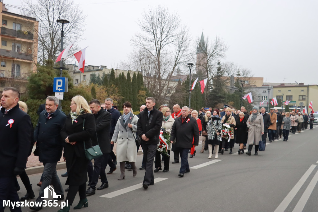 Fotorelacja: Obchody 106. Rocznicy Odzyskania Niepodległości w Myszkowie