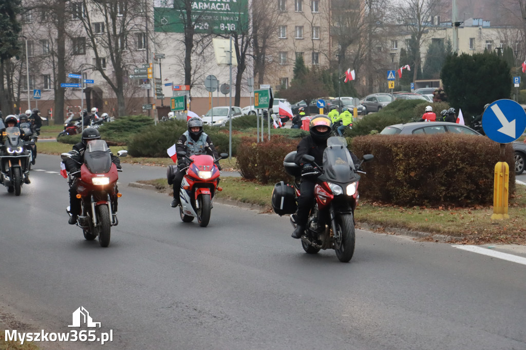 Fotorelacja: Motocyklowa PARADA NIEPODLEGŁOŚCI w Myszkowie