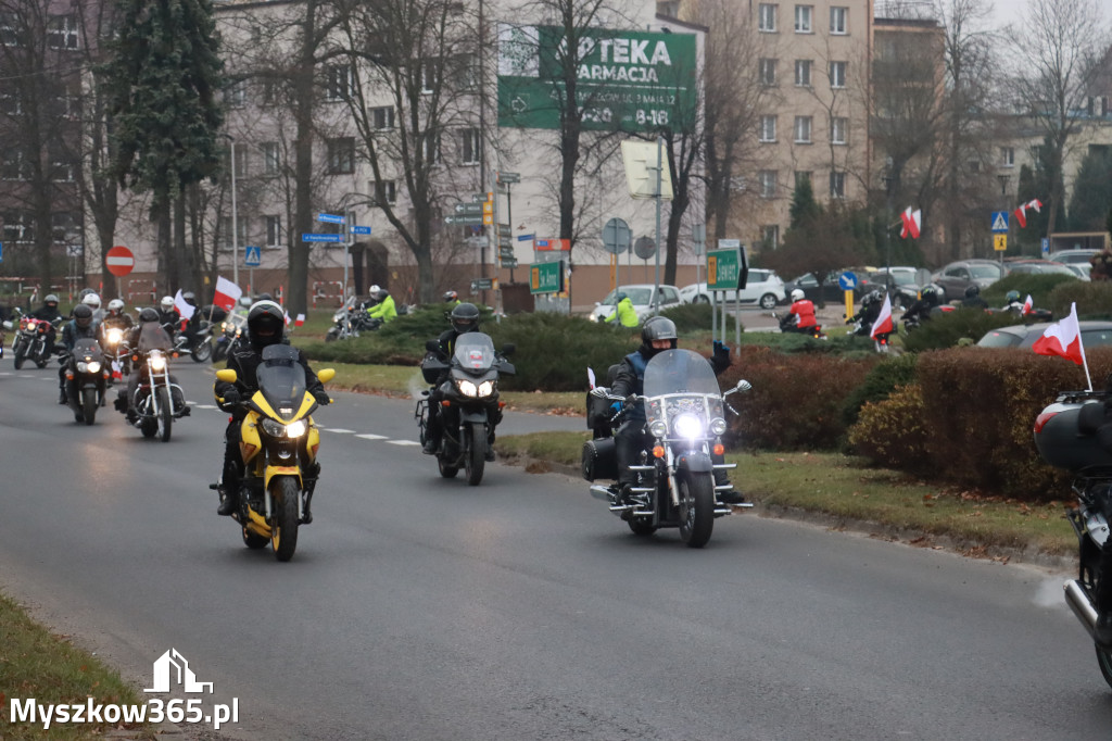 Fotorelacja: Motocyklowa PARADA NIEPODLEGŁOŚCI w Myszkowie