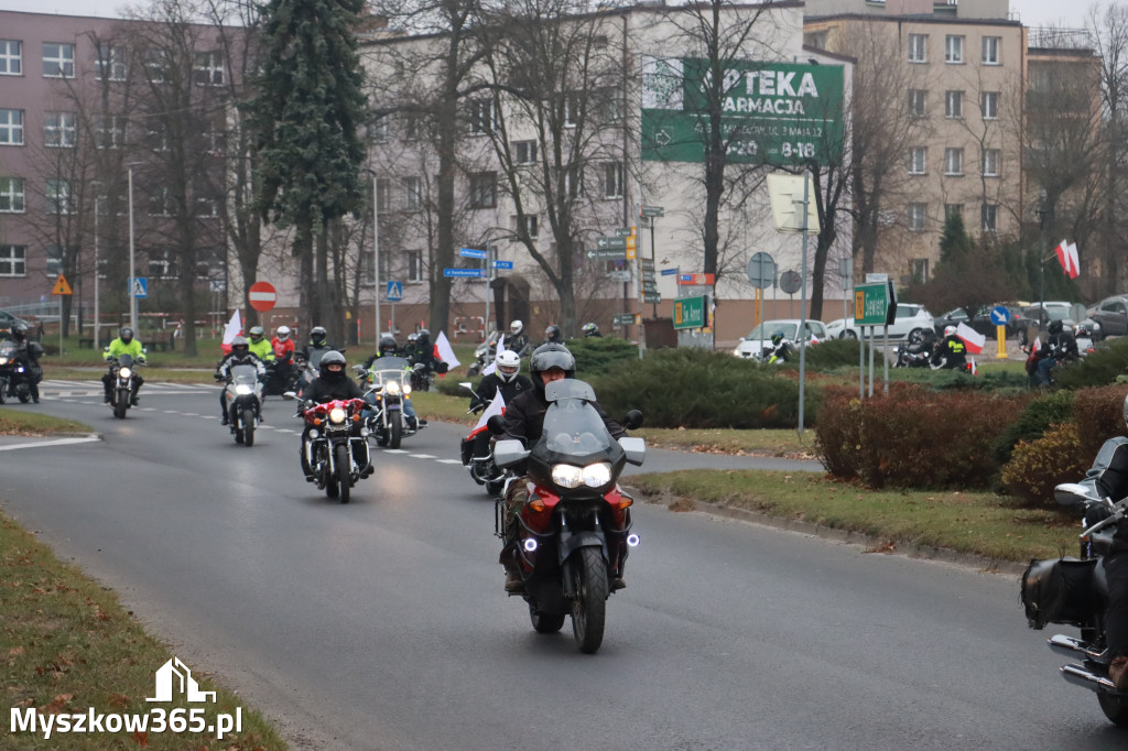 Fotorelacja: Motocyklowa PARADA NIEPODLEGŁOŚCI w Myszkowie