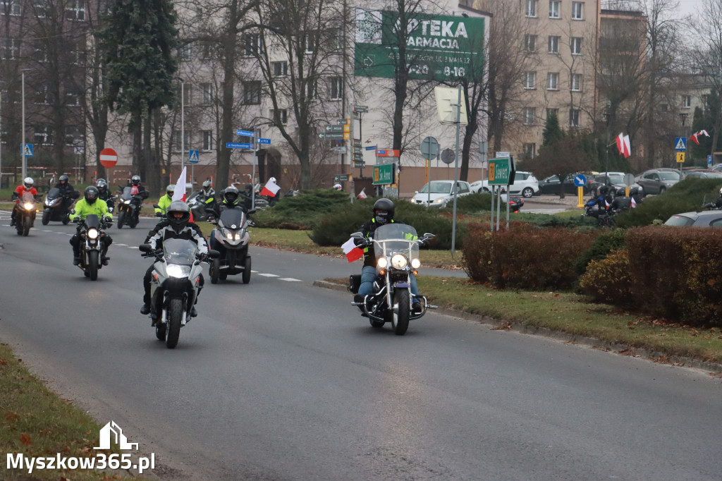 Fotorelacja: Motocyklowa PARADA NIEPODLEGŁOŚCI w Myszkowie