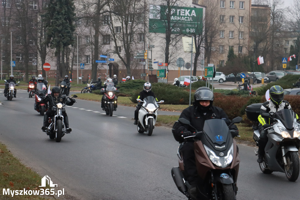 Fotorelacja: Motocyklowa PARADA NIEPODLEGŁOŚCI w Myszkowie