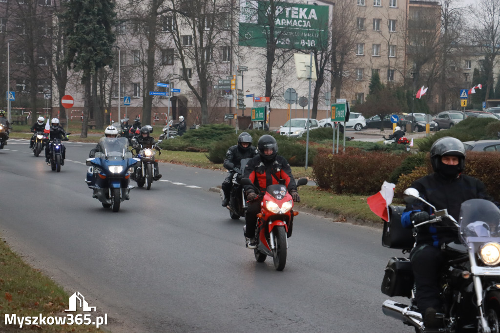 Fotorelacja: Motocyklowa PARADA NIEPODLEGŁOŚCI w Myszkowie