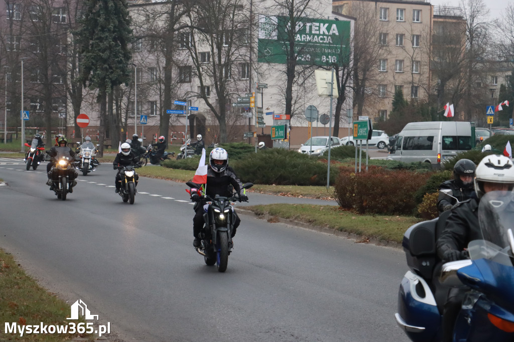 Fotorelacja: Motocyklowa PARADA NIEPODLEGŁOŚCI w Myszkowie