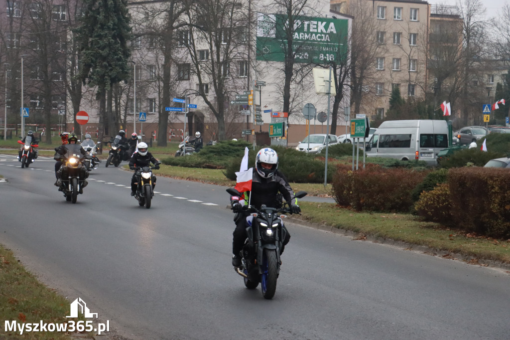 Fotorelacja: Motocyklowa PARADA NIEPODLEGŁOŚCI w Myszkowie