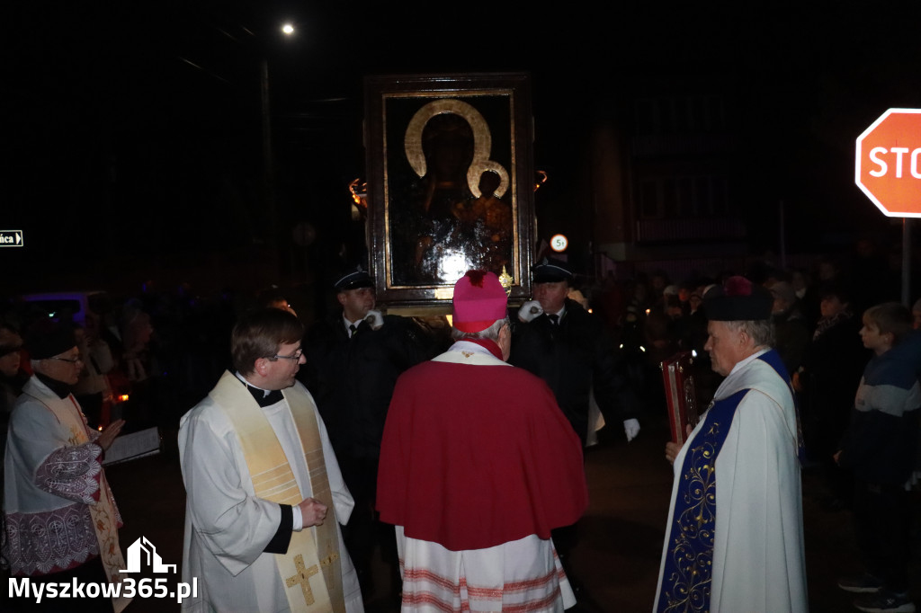 Fotorelacja I: Powitanie Świętego Obrazu Matki Boskiej Częstochowskiej w Cynkowie