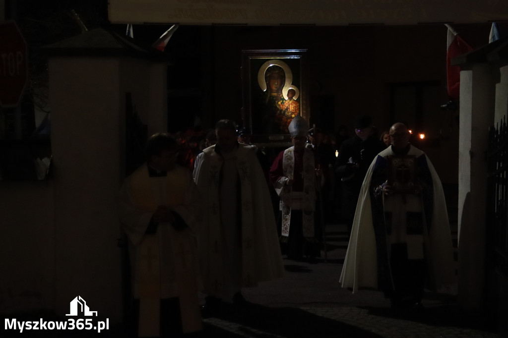 Fotorelacja: Powitanie Obrazu Matki Bożej w Koziegłowach