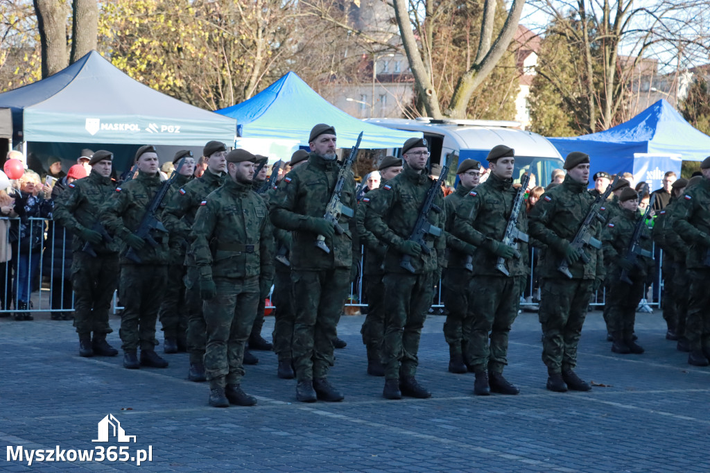 Fotorelacja: Uroczysta Przysięga Wojskowa Żołnierzy 13 Śląskiej Brygady Obrony Terytorialnej