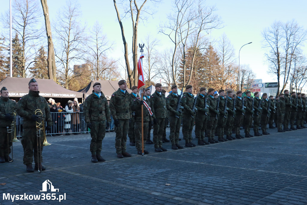 Fotorelacja: Uroczysta Przysięga Wojskowa Żołnierzy 13 Śląskiej Brygady Obrony Terytorialnej