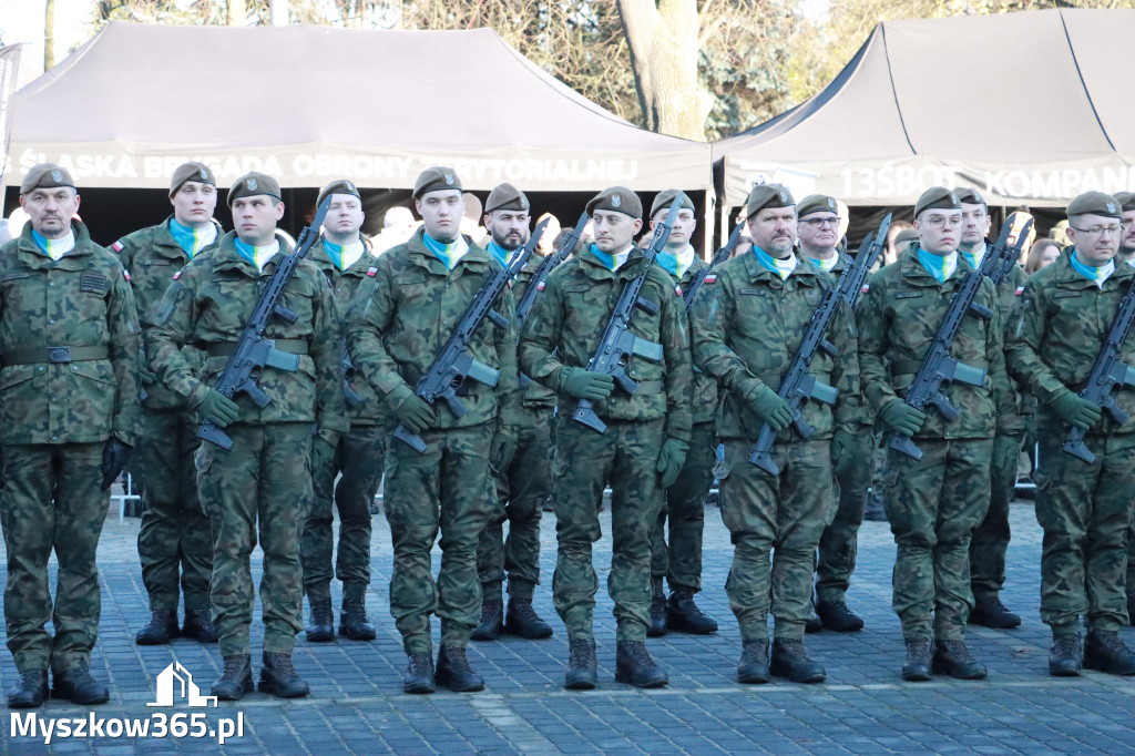 Fotorelacja: Uroczysta Przysięga Wojskowa Żołnierzy 13 Śląskiej Brygady Obrony Terytorialnej