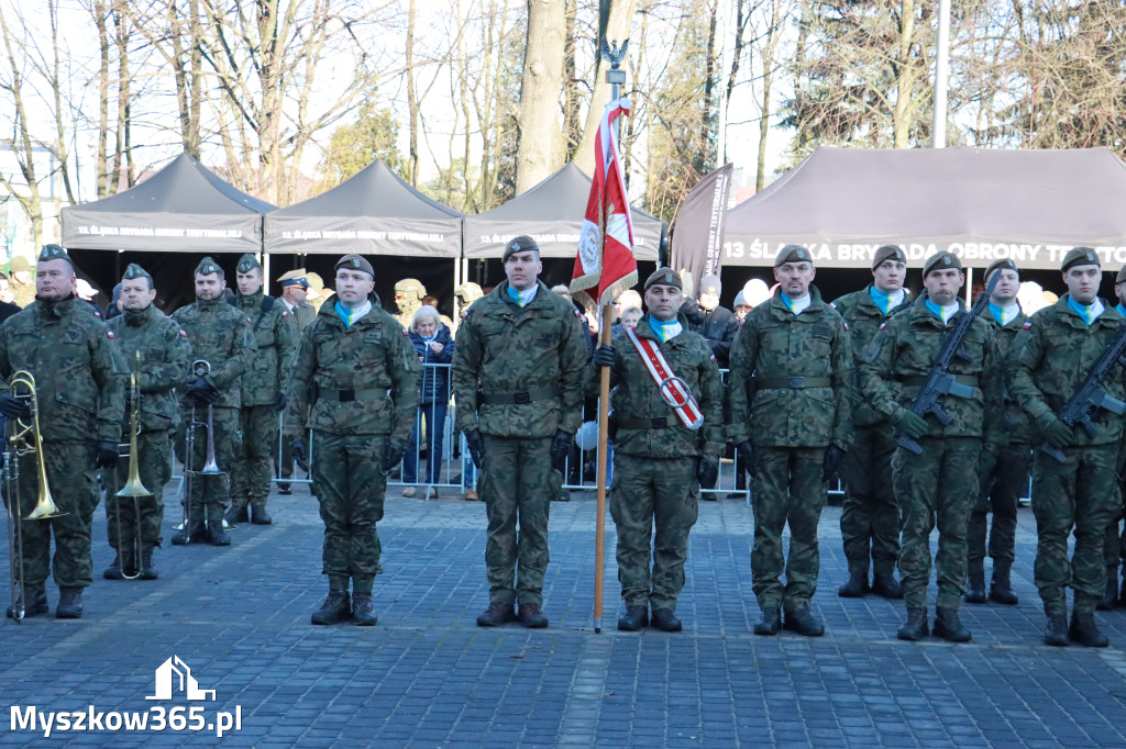 Fotorelacja: Uroczysta Przysięga Wojskowa Żołnierzy 13 Śląskiej Brygady Obrony Terytorialnej