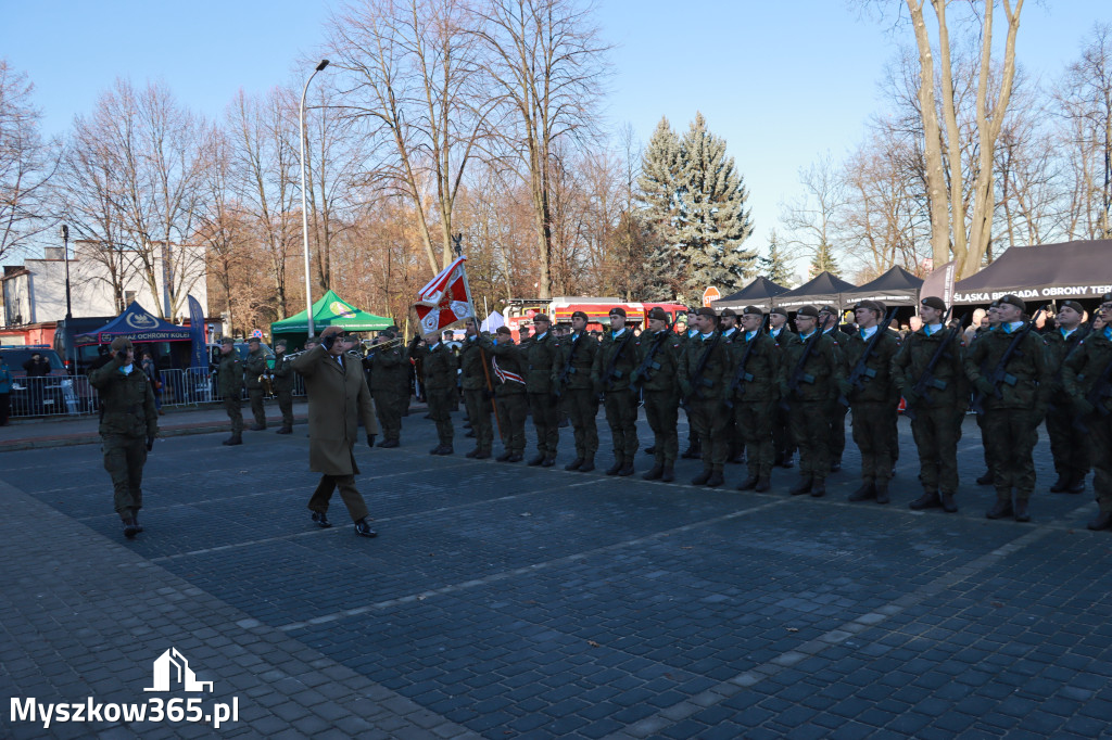 Fotorelacja: Uroczysta Przysięga Wojskowa Żołnierzy 13 Śląskiej Brygady Obrony Terytorialnej