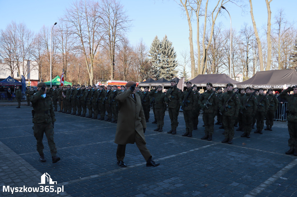 Fotorelacja: Uroczysta Przysięga Wojskowa Żołnierzy 13 Śląskiej Brygady Obrony Terytorialnej