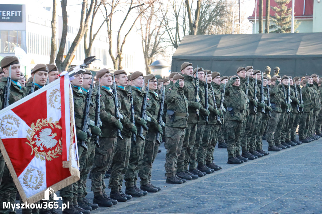 Fotorelacja: Uroczysta Przysięga Wojskowa Żołnierzy 13 Śląskiej Brygady Obrony Terytorialnej