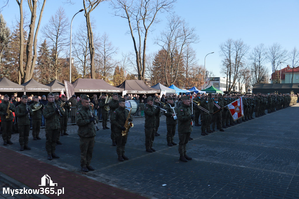 Fotorelacja: Uroczysta Przysięga Wojskowa Żołnierzy 13 Śląskiej Brygady Obrony Terytorialnej