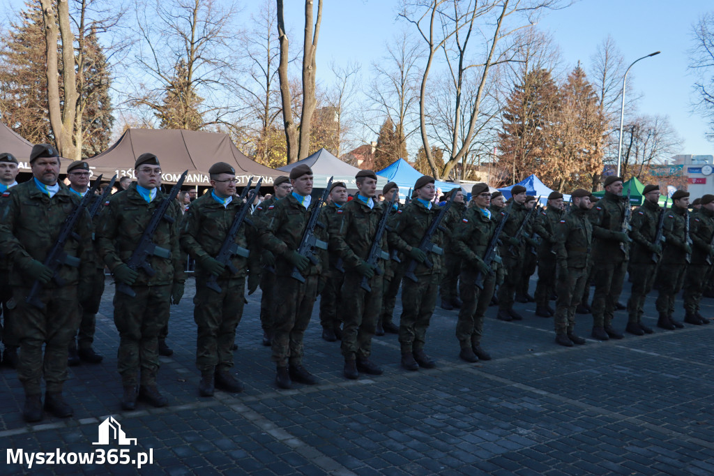 Fotorelacja: Uroczysta Przysięga Wojskowa Żołnierzy 13 Śląskiej Brygady Obrony Terytorialnej