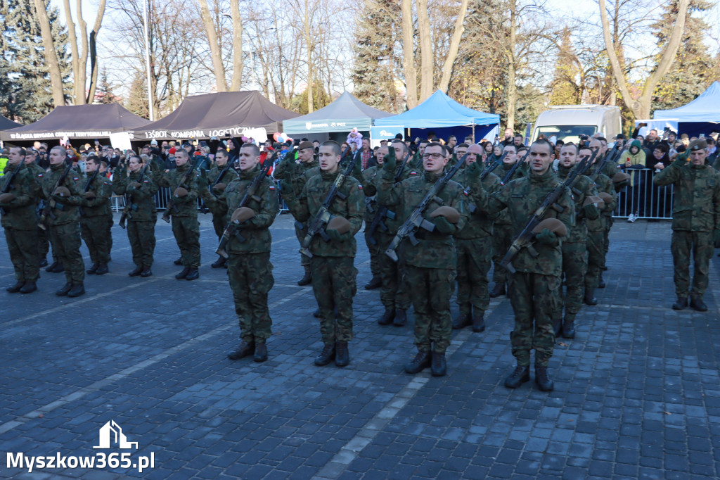 Fotorelacja: Uroczysta Przysięga Wojskowa Żołnierzy 13 Śląskiej Brygady Obrony Terytorialnej