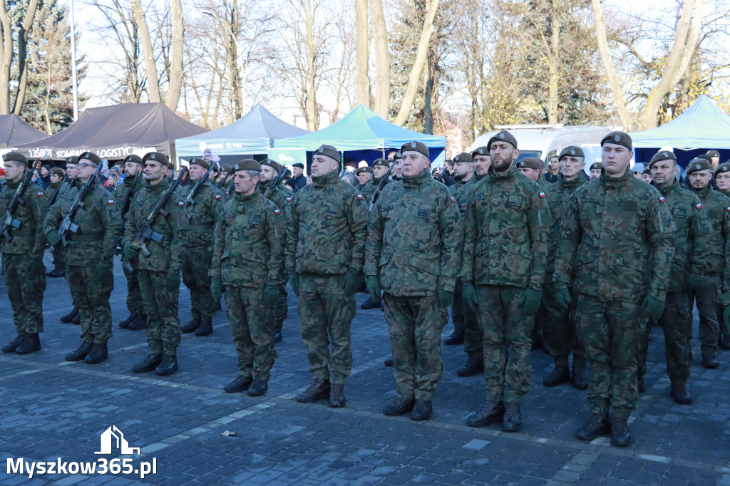 Fotorelacja: Uroczysta Przysięga Wojskowa Żołnierzy 13 Śląskiej Brygady Obrony Terytorialnej