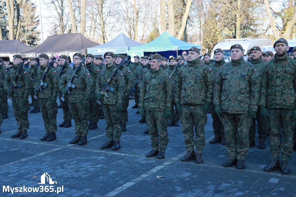 Fotorelacja: Uroczysta Przysięga Wojskowa Żołnierzy 13 Śląskiej Brygady Obrony Terytorialnej