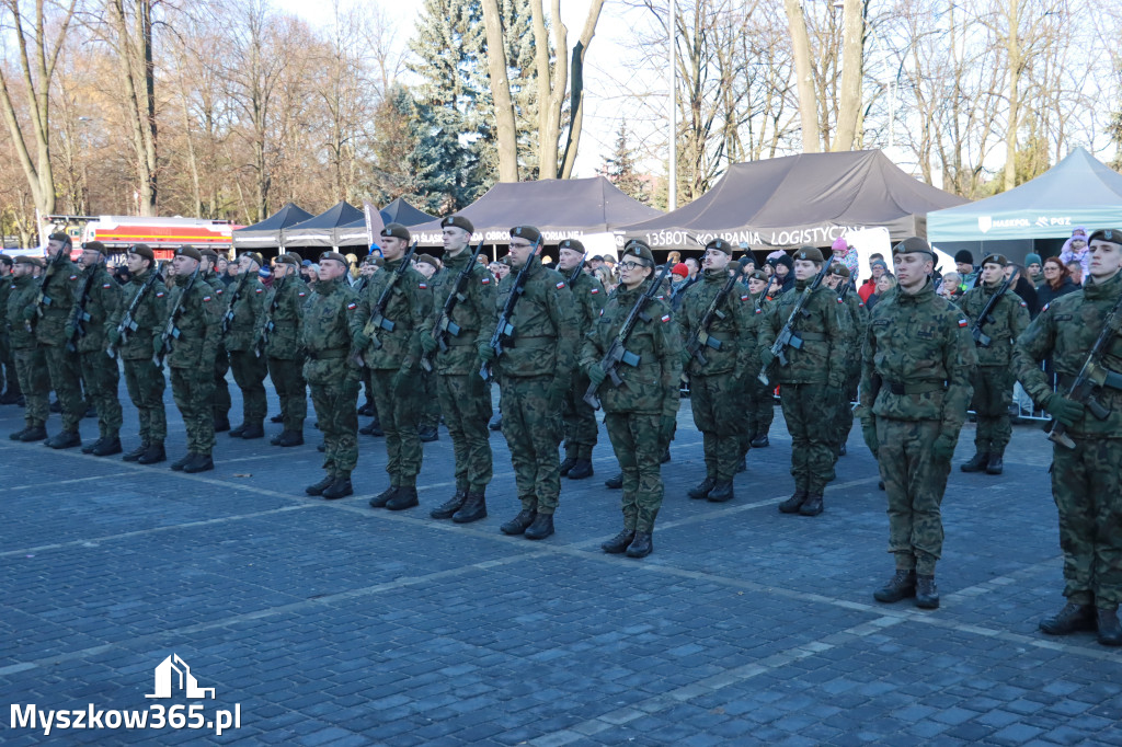 Fotorelacja: Uroczysta Przysięga Wojskowa Żołnierzy 13 Śląskiej Brygady Obrony Terytorialnej