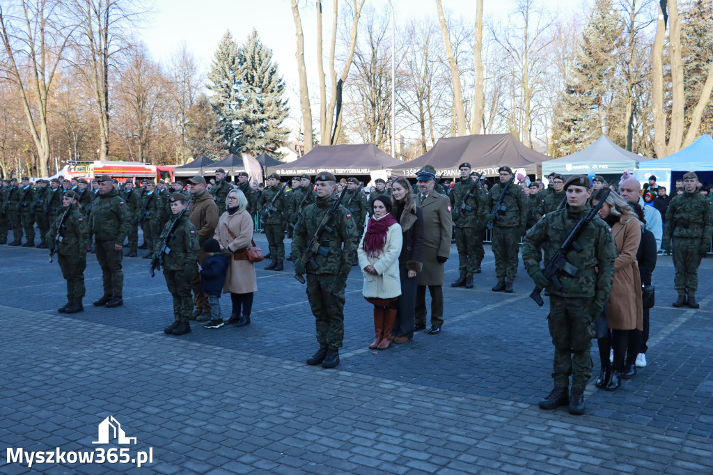 Fotorelacja: Uroczysta Przysięga Wojskowa Żołnierzy 13 Śląskiej Brygady Obrony Terytorialnej