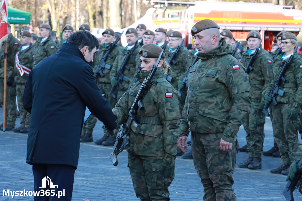 Fotorelacja: Uroczysta Przysięga Wojskowa Żołnierzy 13 Śląskiej Brygady Obrony Terytorialnej