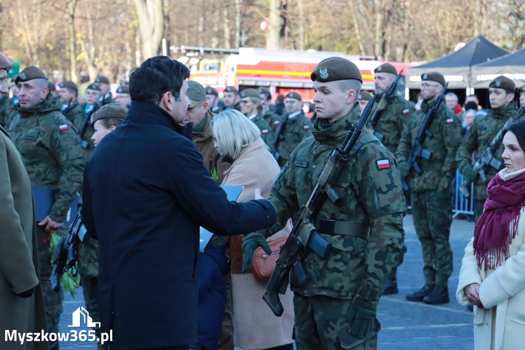 Fotorelacja: Uroczysta Przysięga Wojskowa Żołnierzy 13 Śląskiej Brygady Obrony Terytorialnej