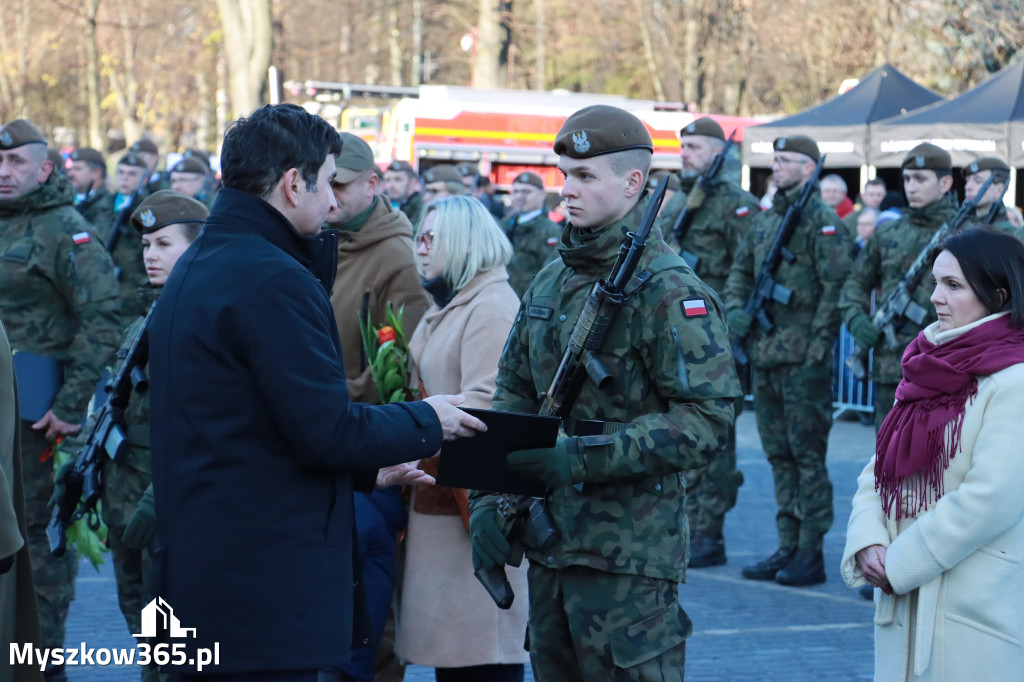 Fotorelacja: Uroczysta Przysięga Wojskowa Żołnierzy 13 Śląskiej Brygady Obrony Terytorialnej