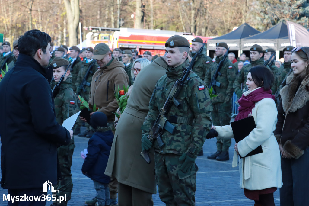 Fotorelacja: Uroczysta Przysięga Wojskowa Żołnierzy 13 Śląskiej Brygady Obrony Terytorialnej