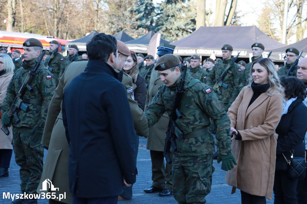 Fotorelacja: Uroczysta Przysięga Wojskowa Żołnierzy 13 Śląskiej Brygady Obrony Terytorialnej