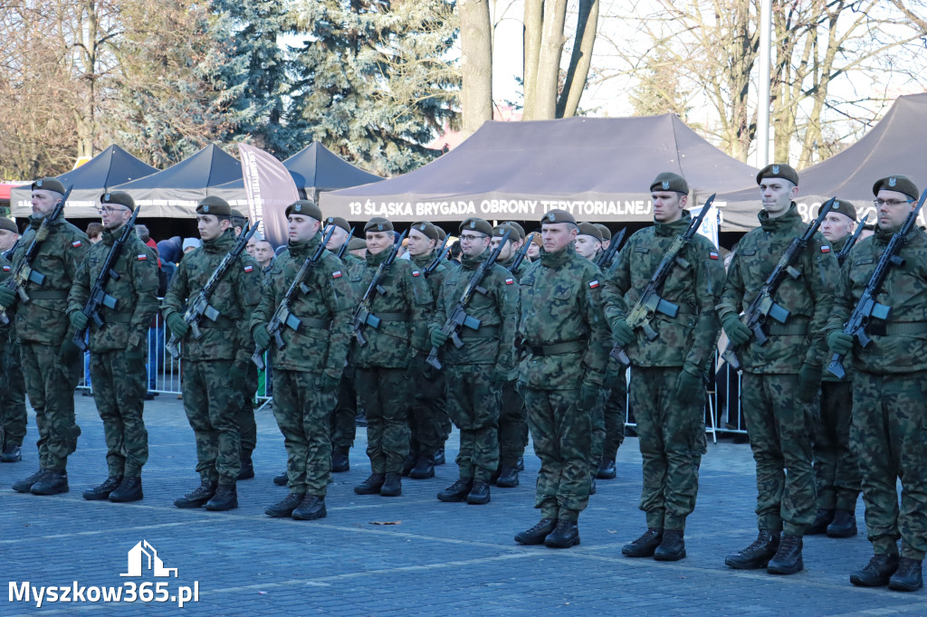 Fotorelacja: Uroczysta Przysięga Wojskowa Żołnierzy 13 Śląskiej Brygady Obrony Terytorialnej