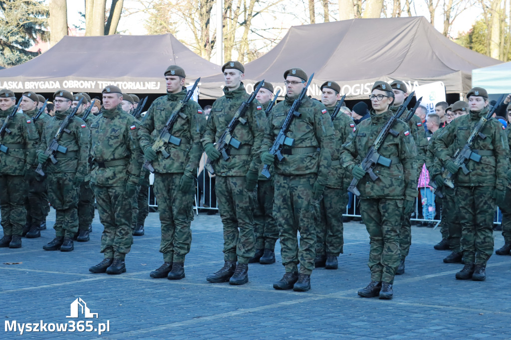 Fotorelacja: Uroczysta Przysięga Wojskowa Żołnierzy 13 Śląskiej Brygady Obrony Terytorialnej