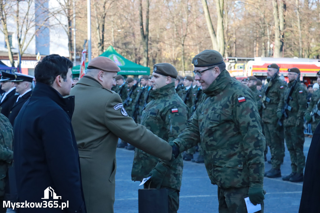 Fotorelacja: Uroczysta Przysięga Wojskowa Żołnierzy 13 Śląskiej Brygady Obrony Terytorialnej