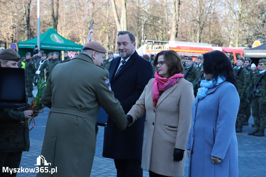 Fotorelacja: Uroczysta Przysięga Wojskowa Żołnierzy 13 Śląskiej Brygady Obrony Terytorialnej