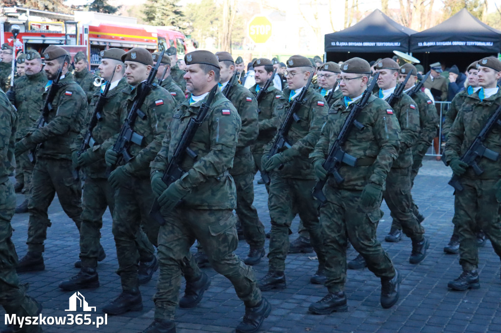 Fotorelacja: Uroczysta Przysięga Wojskowa Żołnierzy 13 Śląskiej Brygady Obrony Terytorialnej