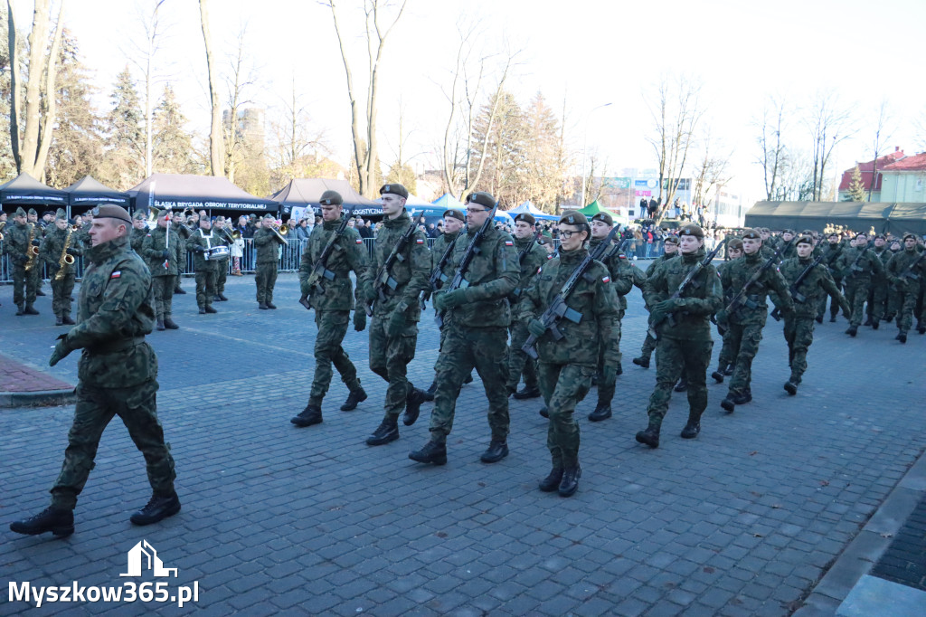 Fotorelacja: Uroczysta Przysięga Wojskowa Żołnierzy 13 Śląskiej Brygady Obrony Terytorialnej