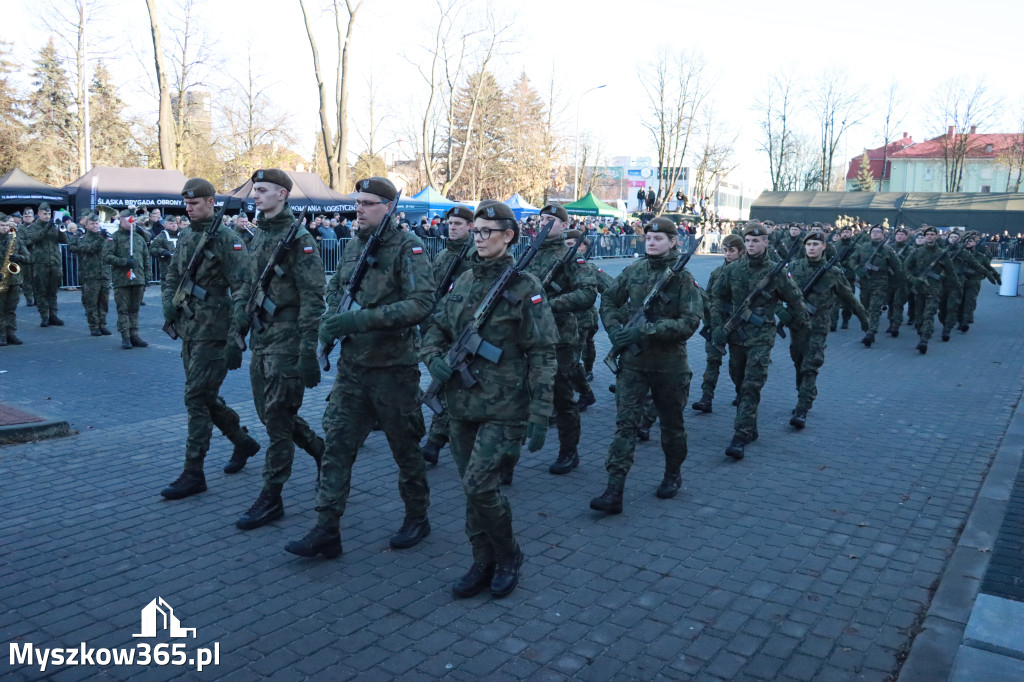 Fotorelacja: Uroczysta Przysięga Wojskowa Żołnierzy 13 Śląskiej Brygady Obrony Terytorialnej