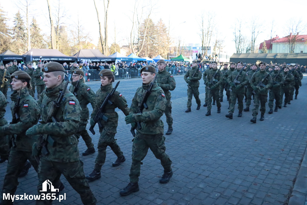 Fotorelacja: Uroczysta Przysięga Wojskowa Żołnierzy 13 Śląskiej Brygady Obrony Terytorialnej