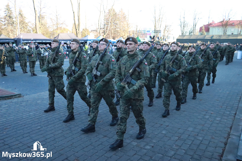 Fotorelacja: Uroczysta Przysięga Wojskowa Żołnierzy 13 Śląskiej Brygady Obrony Terytorialnej