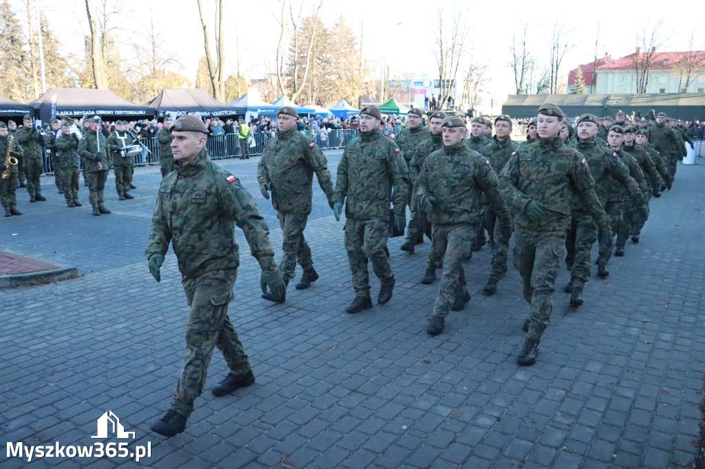 Fotorelacja: Uroczysta Przysięga Wojskowa Żołnierzy 13 Śląskiej Brygady Obrony Terytorialnej