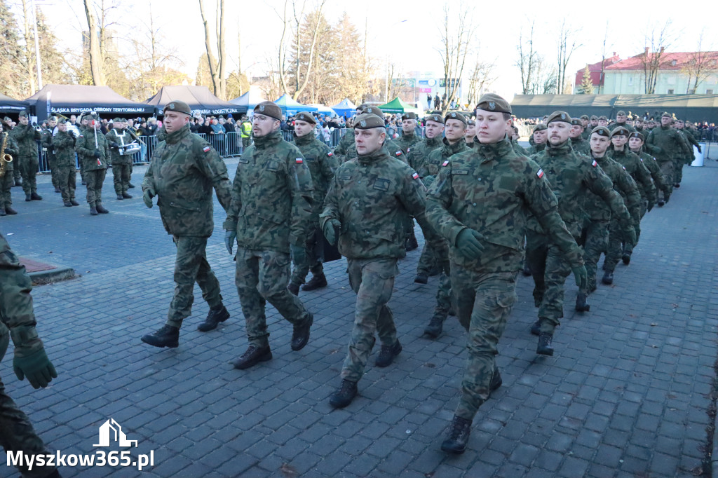 Fotorelacja: Uroczysta Przysięga Wojskowa Żołnierzy 13 Śląskiej Brygady Obrony Terytorialnej