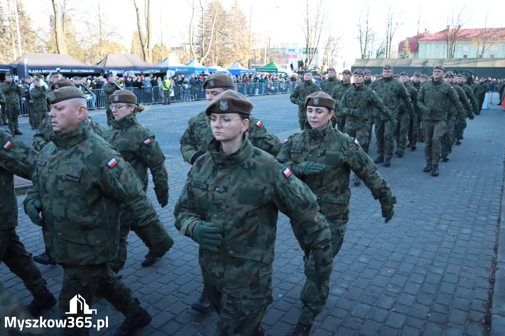 Fotorelacja: Uroczysta Przysięga Wojskowa Żołnierzy 13 Śląskiej Brygady Obrony Terytorialnej